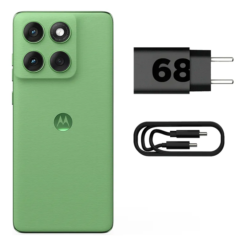 Smartphone Motorola Edge 60 - verde - Imagem 5